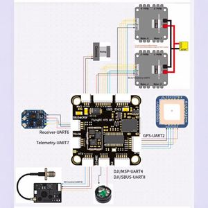 Contrôleur de vol Flyingrc H7d Mk1 H743 compatible avec le micrologiciel BF INav AP pour ailes fixes - Product Image 5