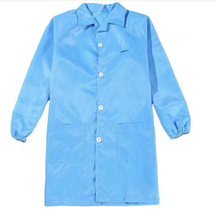 Reusable Lab Coat Antistatic Cleanroom ESD Smock Women Work
