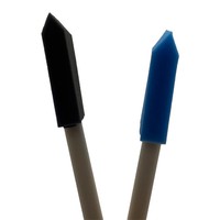 Offre Spéciale – Pinceau Éponge Noir à Manche en Bois pour Graffiti DIY – Spatule Éponge pour Enfants – Peinture Multi-Spécifications