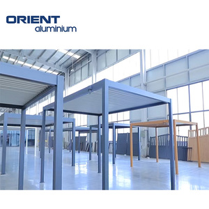 Popular Pavilion Muebles de jardín Techo de doble capa Jardín al aire libre Kit de pérgola de aluminio Patio - Product Image 4