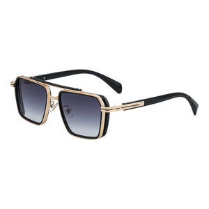 Nuevas gafas de sol con montura cuadrada para hombre, protección UV400, lentes de PC, montura negra, estilo para conducir al aire libre - Product Image 2