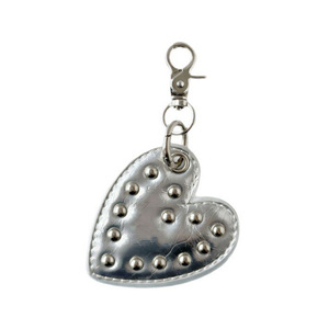 Colgante de llavero con forma de corazón de PU estilo coreano, dije de teléfono móvil con forma de corazón a la moda, colgante de borla para bolso. - Product Image 5