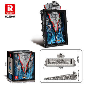 ตัวต่อ Reobrix 99007 ชุดโมเดลเรือบรรทุกเครื่องบินอวกาศ ภาพยนตร์ <span class=keywords><strong>Star</strong></span> Revenge  5964 ชิ้น ของขวัญสำหรับเด็กผู้ชาย - Product Image 2