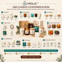 Bougie en étain pentagramme avec fleurs séchées, herbes et parfum cristallin - Cadeaux en gros pour les diffusions en direct d'entreprises