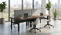 Bureau de travail réglable en hauteur pour personnel, bureau assis-debout, mobilier de bureau ergonomique