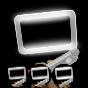 <span class=keywords><strong>Loupe</strong></span> <span class=keywords><strong>rectangulaire</strong></span> rechargeable avec lumière LED, aide à la <span class=keywords><strong>lecture</strong></span>, <span class=keywords><strong>loupe</strong></span> pliable portable avec modes de gradation - Product Image 5