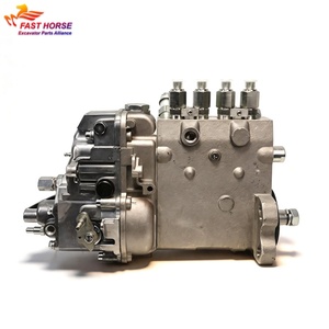 ปั๊มน้ำมันเชื้อเพลิง Hangood 4D102 แบบไม่มีเทอร์โบ สำหรับรถขุด Komatsu PC60-7 PC130-7 ปั๊มฉีดน้ำมันดีเซล - Product Image 1