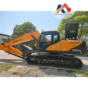 Excavadora de Orugas de 20-22 Toneladas con Motor Coreano Usado Hyundai 220LC-9S y 1 Año de Garantía - Product Image 1
