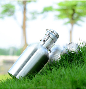 زجاجة معزولة من مكان واحد محمولة مانعة للتسرب من أعلى الأرجوحة-زجاجة من طبقة واحدة للاستخدام المنزلي والتجاري - Product Image 5