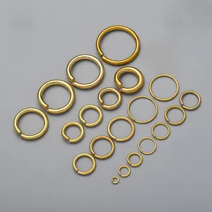 Wholesale Metal Open Jump Rings For Clip Clasp Lobster Clasp Jewelry Making Supplies Making Accessories Brass Open Jump Ring