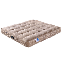 Matelas orthopédique de luxe à ressorts ensachés, mousse de soutien haute densité, enroulable en boîte, matelas à ressorts compressé