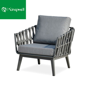 Impermeable al aire libre jardín juegos de sofá sillón <span class=keywords><strong>con</strong></span> mesa muebles de patio - Product Image 6