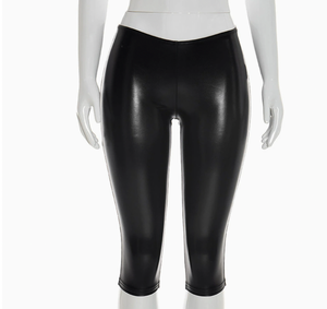 PEEQI Set Estivo da <span class=keywords><strong>Donna</strong></span> Due Pezzi: Top Senza Maniche a Tubo e <span class=keywords><strong>Pantaloncini</strong></span> in <span class=keywords><strong>Pelle</strong></span> Sintetica Leopardata, Completo Casual da 2 Pezzi, Abbigliamento Streetwear Femminile - Product Image 5