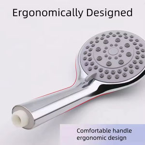 Usine directe en gros moderne haute puissance 5 Modes pommeau de douche pluie en plastique ABS grand panneau économie d'eau pour salle de bain - Product Image 4