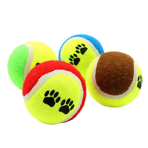 New Pet Tennis Dog Mèo Kỷ Luật Cắn Bóng Pet Dấu Chân Bóng Tương Tác Giáo Dục Con Chó Đồ Chơ<span class=keywords><strong>i</strong></span> - Product Image 1