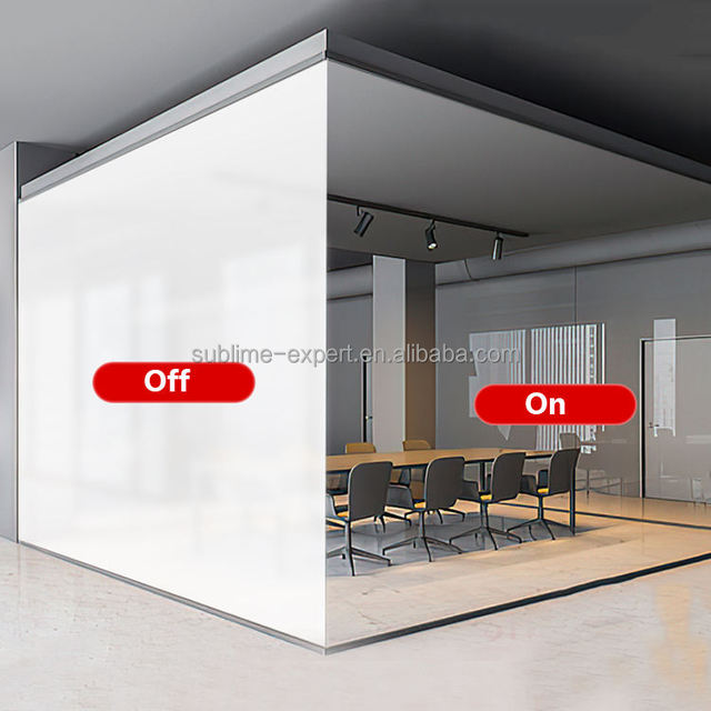 Electrochromic Window Film Pdlc Glass Film Pelicula Inteligente Switchable Custom Film Dimming Glass for Restroom Window Glass