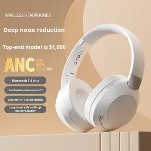 Nouveaux écouteurs sans fil supra-auriculaires à réduction de bruit <span class=keywords><strong>active</strong></span>, pliables, ajustement personnalisé pour le gaming, compatibles avec les téléphones mobiles - Product Image 3