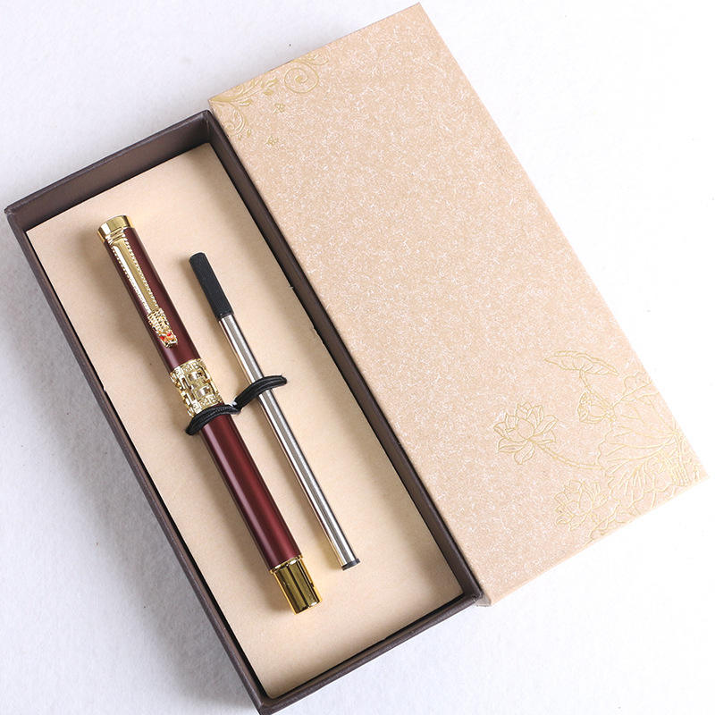 Tote bag gift box + red signature pen