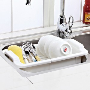 plastic dish tray drainer kitchen drying rack sink sponge holder organizer Wash bowl fruit bathroom kitchen dish drainer rack