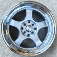 En stock, jantes de voiture 14x6, 15x7, 16x7, 4x100, 4x114.3, 5x100, 5x114.3 pour JDM Mazda Mx-5 Civic Accord Mini Cooper Racing Rim