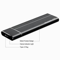 Disco Duro Externo de Alta Velocidad SSD USB 3,0 Unidades de Estado Sólido Portátiles Disco Duro Externo de 1TB 2TB 4TB