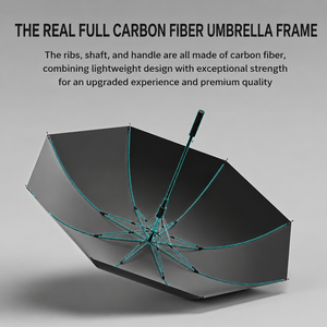 135cm Diameter Automatic Open Parapluie Carbon Fiber Frame Lightweight <b>Windproof</b> 60mph Large Custom Golf <b>Umbrella</b> With Logo - Product Image 3