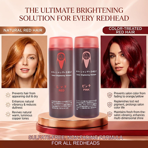 Shampoo Q8 per <span class=keywords><strong>Capelli</strong></span> Rossi con Estratto di Melograno per Illuminare e Rinforzare i Riflessi Ramei, per Donne e Uomini, 200ml - Product Image 3