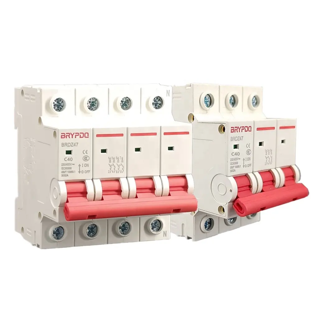 C40 40A 1P 2P 3P 4P 400V 230V 3ka thông minh chống sét thiết bị điện MCB Mini Circuit BREAKERS