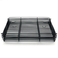 Grille de refroidissement pliable à 4 niveaux pour gâteaux, support métallique empilable pour le séchage du pain et des biscuits, idéal pour la cuisine