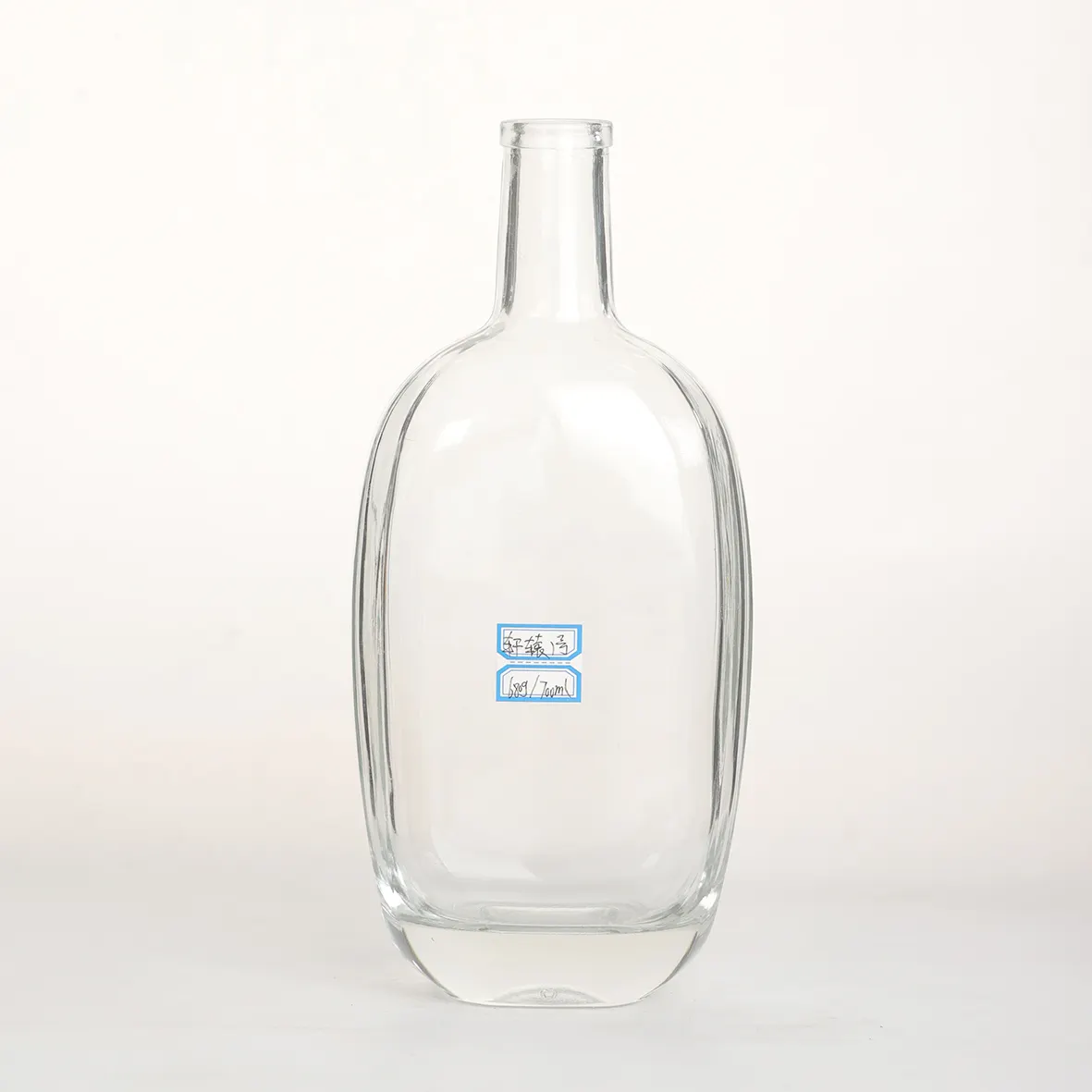 Factory wholesale High Quality Wine Glass Bottle with Caps Transparent Frosted Ice Red Wine Bottle