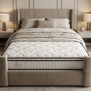 Materasso Willsoon in Lattice Naturale a 15 Strati, Misura King Size, Schiuma Morbida con Molle, Materasso Ibrido Compresso, Produttore OEM ODM - Product Image 1