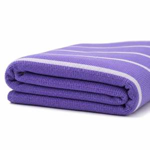 Lavender <b>Bamboo</b> Bath Towel Premium Woven Stripe Design Soft Lightweight Absorbent Quick Dry Bath <b>Sheet</b> for Beach Spa Travel - Product Image 3