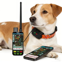 Localisateur GPS pour chien de chasse haute performance 4G VHF, portée de 15 km, fonctionne en milieu sauvage et en forêt, étanche IP68 et contrôle multi-chiens