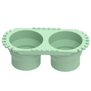 Nettoyeur <span class=keywords><strong>de</strong></span> pinceaux d'artiste - Bol double pliable <span class=keywords><strong>en</strong></span> silicone avec support <span class=keywords><strong>de</strong></span> séchage pour pinceaux et palettes - Product Image 1