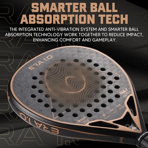 <span class=keywords><strong>2025</strong></span> Ama Thể Thao Tùy chỉnh chất lượng cao Nhà máy chuyên nghiệp kim cương hình dạng mái chèo 18K sợi carbon padel vợt - Product Image 3