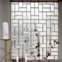 Panneaux et murs de douche en acrylique texturé transparent décoratifs personnalisés, haute brillance
