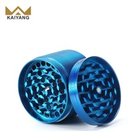 Vente en gros d'accessoires pour fumeurs, différentes tailles personnalisables avec logo, nouveau broyeur de fumée en métal à 4 couches par sublimation