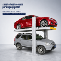 Système de stationnement vertical à double cylindre, élévateur de voiture à deux poteaux, capacité de 2700 kg pour SUV, idéal pour villas privées et garages familiaux