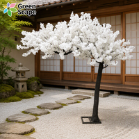 Pohon Bunga Sakura Buatan Berkualitas Tinggi Dekorasi Dalam/Luar Ruangan Besar Warna Pink Sakura Jepang Plastik