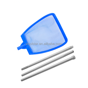 Perche télescopique en aluminium avec épuisette à feuilles pour piscine, outil de nettoyage durable à mailles fines pour l'entretien des piscines - Product Image 5