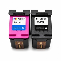 Cartouche d'encre remanufacturée YuXin 301XL, alimentation en encre stable, couleurs vives pour imprimante de bureau HP