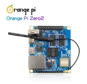 Orange pi zero 2 512mb h616 chip, suporte para rede gigabit 10, ubuntu debian, placa única
