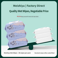 En stock – Lot de 80 lingettes humides pour bébé, 16,5 x 12 cm, jetables, extra douces, non parfumées, personnalisables