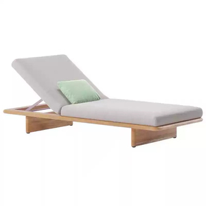 Luxe style nordique piscine loisirs chaise longue extérieur <span class=keywords><strong>jardin</strong></span> arrière-cour piscine chaise longue réglable - Product Image 4