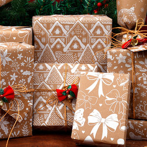 Factory Hot Sale 43x300 cm <b>Christmas</b> <b>Wrapping</b> <b>Paper</b> Gift <b>Wrapping</b> <b>Paper</b> - Product Image 3
