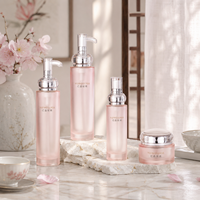 Emballages cosmétiques en verre personnalisés avec logo, couleurs uniques, flacons et pots de 50g, 40ml, 100ml, 120ml, contenants cosmétiques givrés
