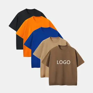 Großhandel individuelle hohe Qualität niedrige MOQ Designer täglich lässig atmungsaktiv stretch Übergröße kurzärmelig Unisex-T-Shirts für Kinder