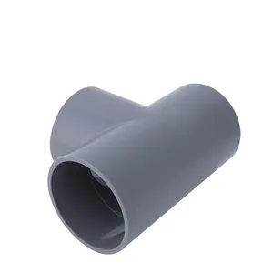 20 25 32 40 50mm di alta qualità fornitura di acqua in plastica pvc raccordi tubo a T raccordi in pvc per impianto idraulico DIN Standard 3 modi