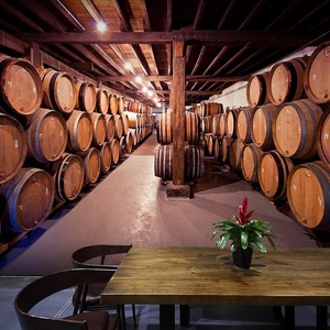 Papel Tapiz 3D Moderno con Diseño de Bodega Europea, Barriles de Vino, para Hogar, Fácil de Instalar, para Restaurantes Occidentales, Bares de Cerveza - Product Image 2