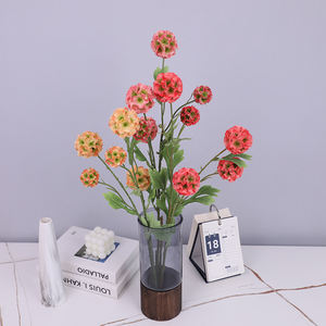 Fleur <span class=keywords><strong>Graine</strong></span> CLH-517 Soie Artificielle Pampas Herbe 5 Tête Roue Table Hall Décoration À La Main Style Moderne Usine En Gros - Product Image 3